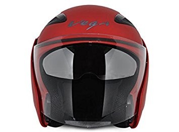 Vega Eclipse Dull Red Helmet