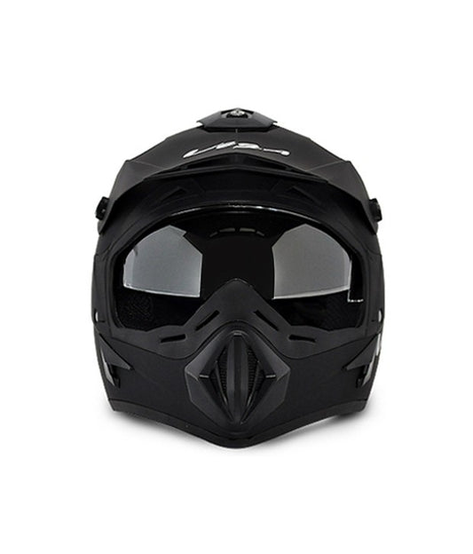 Vega Off Road DV Dull Full Face Helmet Black