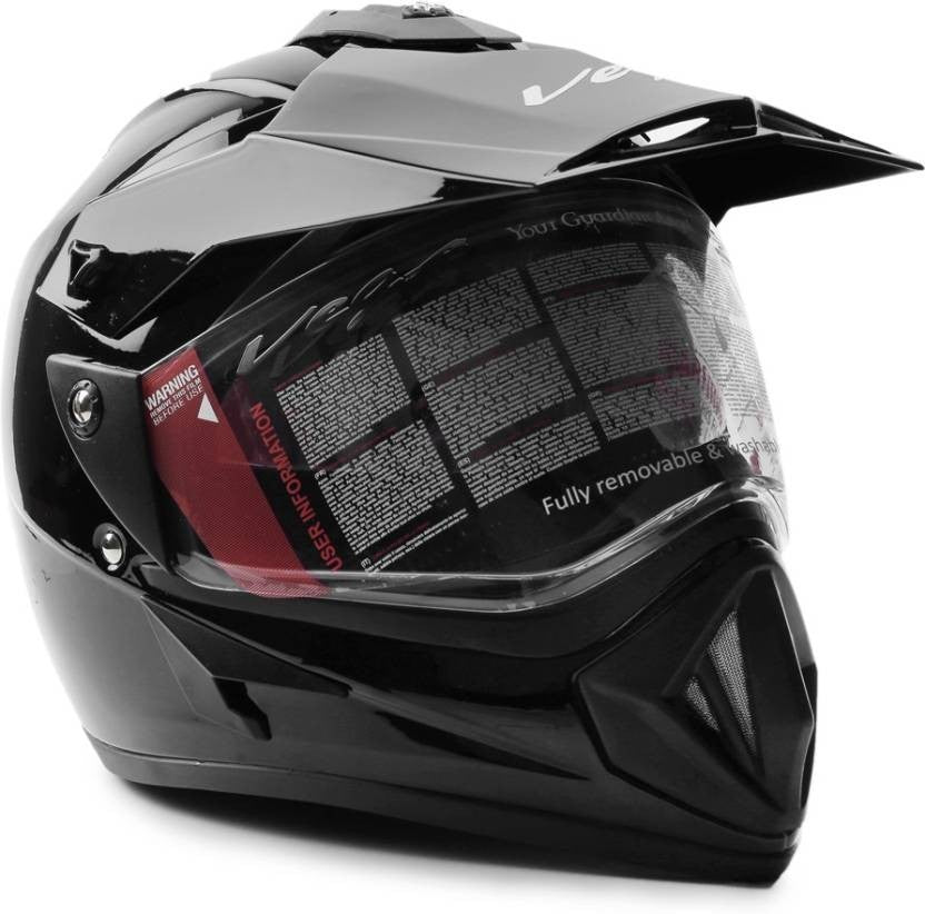 Vega Off Road D/V Motorsports Helmet (Black)