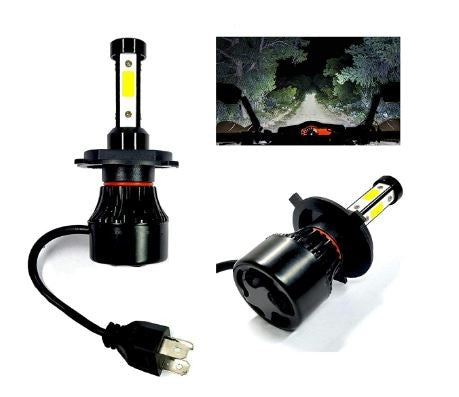 VP1 4-Side Led Full Cobe H4 / HS1 Ultra Bright Bike LED Headlight Bulb