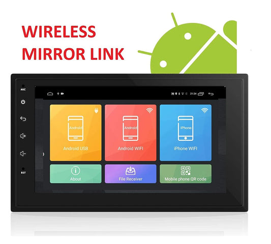 VP1 Android 8 Universal Car Stereo with Bluetooth/WiFi/GPS Navigation & USB Touch Screen Double Din