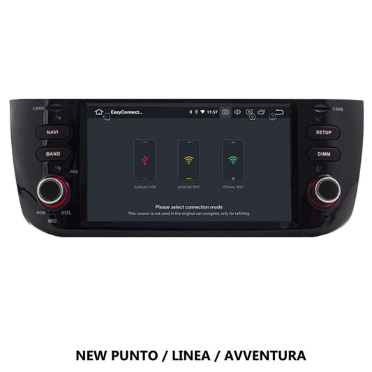 VP1 Android 9-0 Touch Stereo with GPS/WiFi/Bluetooth for Punto/Linea