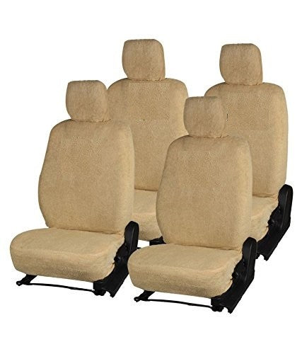 VP1 Beige Towel Car Seat Cover for Toyota Innova (8 Seater)