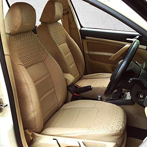 VP1 Beige Art Leather Seat Cover for Hyundai Creta SX(O) (2015 TO 2018)