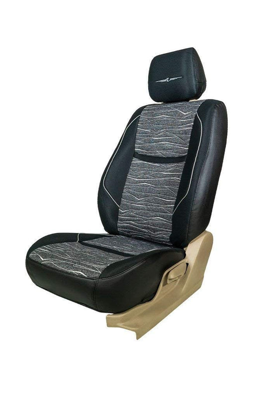 VP1 Black Fabric Car Seat Cover for Hyundai Creta 2020