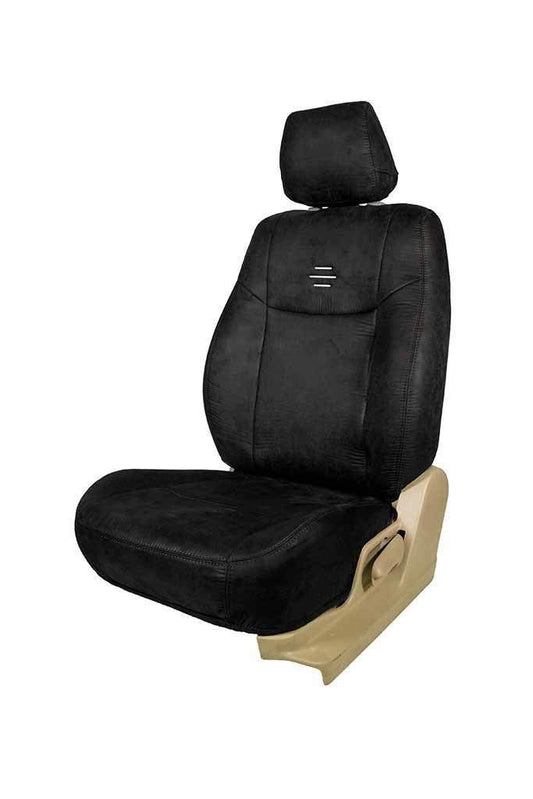 VP1 Black Leather Feel Fabric Car Seat Cover for Hyundai Creta