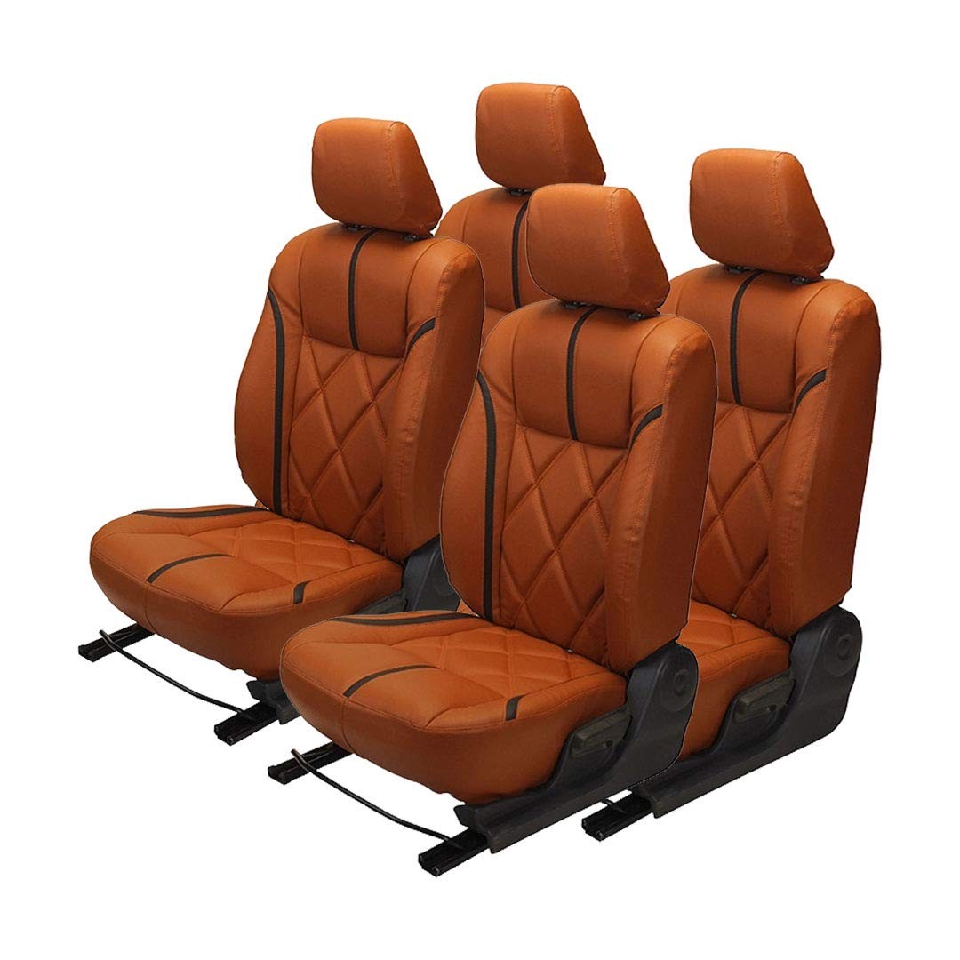 VP1 Compatible with Hyundai Creta 3D Custom PU Leather Car Seat Covers