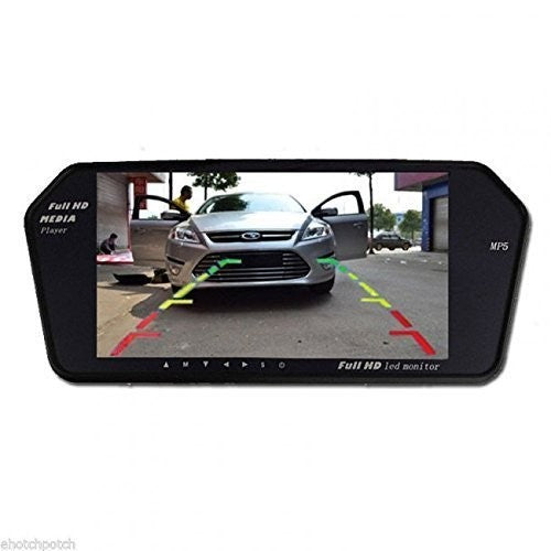 VP1 Full HD LED Reverse Parking Screen with Bluetooth, MP5 SD Card, USB and Parking Camera (Black)