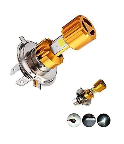 High Glow Stock H4 6000k LED Headlight Bulb White-Bajaj Pulsar 150 DTS-i