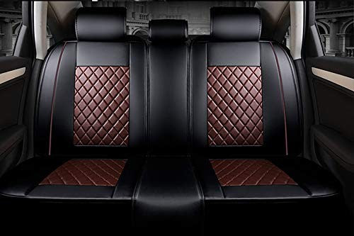 VP1 Leather Luxury Car Seat Cover for Hyundai Creta Black Cherry