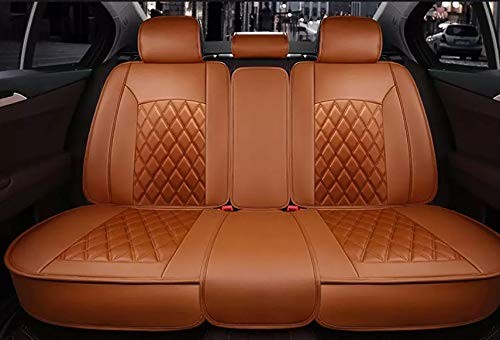 VP1 Leather Luxury Car Seat Cover for Hyundai Creta Light TAN (with 5 Years Warranty)