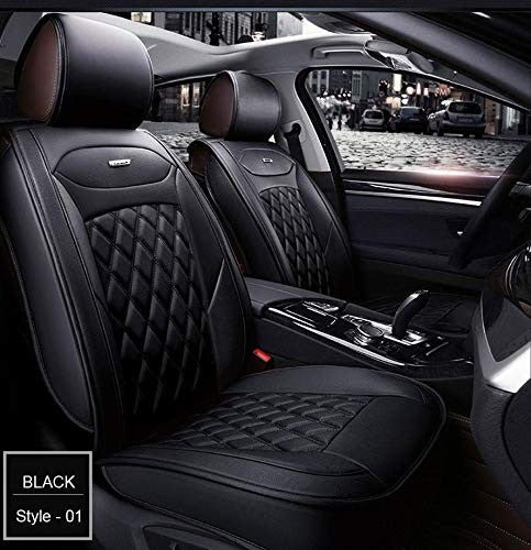 VP1 Luxury Car Seat Cover for Hyundai Venue Full Black (with 5 Years Warranty)