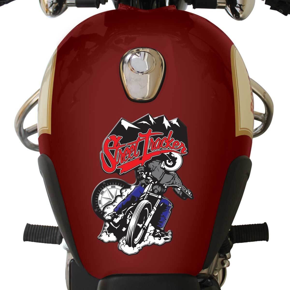 VP1 Motor Bike Sticker, Emblem Petrol, Tank Pad Sticker Vinyl Styling Accessories