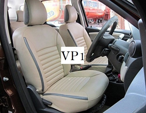 VP1 PU Leather Car Seat Cover for Hyundai Creta BEIGE