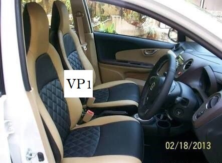 VP1 PU Leather Car Seat Cover for Hyundai Creta BLACK