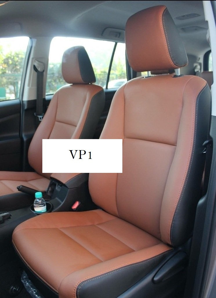 VP1 PU Leather Car Seat Cover for Hyundai Creta-TAN