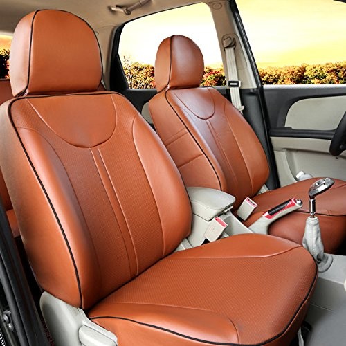 VP1 Tan PU Leather Car Seat Cover for Hyundai Creta