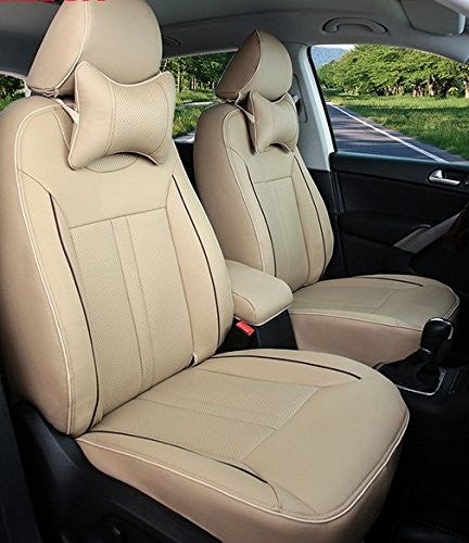 VP1 Beige PU Leather Car Seat Cover for Hyundai Creta