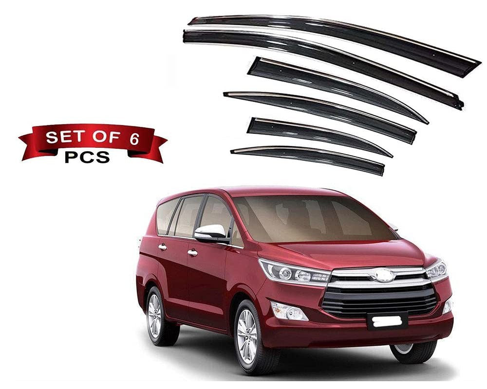 VP1 ‎‎‎Toyota Innova Crysta Door Visor(Set of 6)