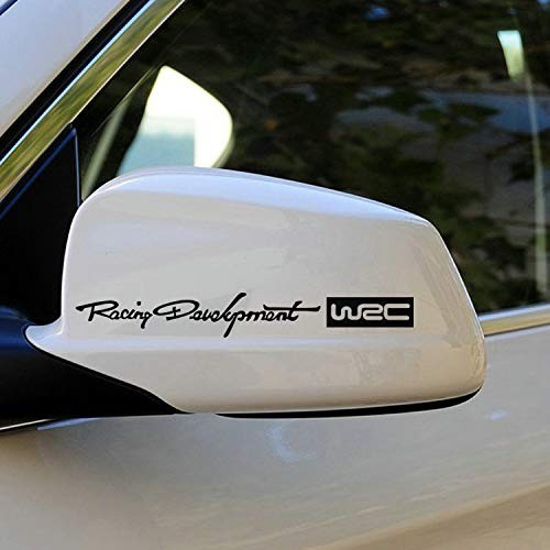 VP1 Vinyl Racing Developments Wrc Car Bike Sticker, Black