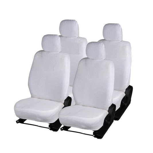 VP1 White Towel Seat Covers for Hyundai Creta