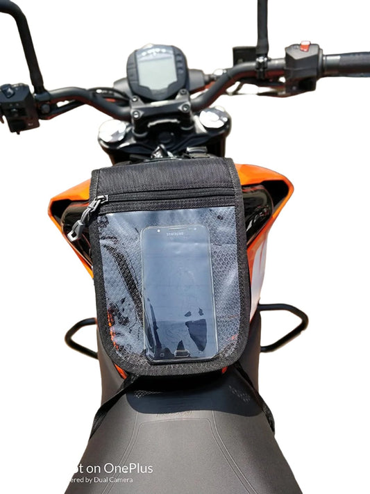 Wolverine Motorcycle Universal Tank Bag/Pouch with Waterproof Cover